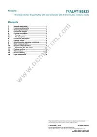 74ALVT162823DL Datasheet Page 18