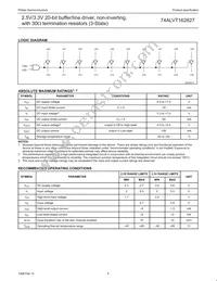 74ALVT162827DGG:11 Datasheet Page 5