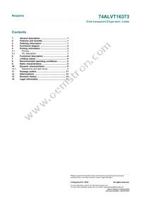 74ALVT16373DL Datasheet Page 16