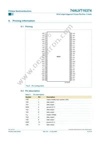 74ALVT16374DGG Datasheet Page 4