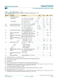 74ALVT16374DGG Datasheet Page 9