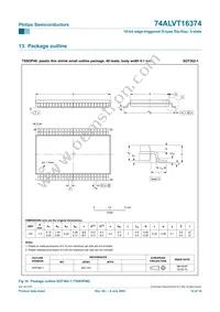 74ALVT16374DGG Datasheet Page 14