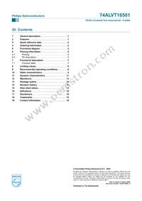 74ALVT16501DL Datasheet Page 21