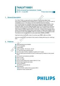 74ALVT16601DL Datasheet Page 2