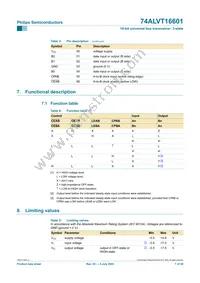 74ALVT16601DL Datasheet Page 8