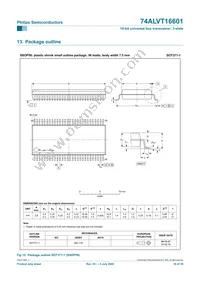 74ALVT16601DL Datasheet Page 17