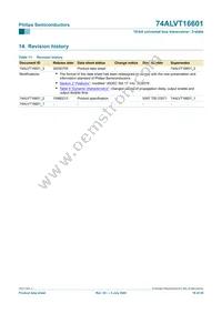 74ALVT16601DL Datasheet Page 19