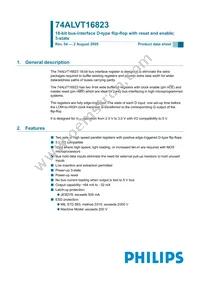 74ALVT16823DGG Datasheet Page 2