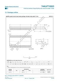 74ALVT16823DGG Datasheet Page 17