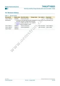 74ALVT16823DGG Datasheet Page 19