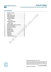 74ALVT16823DGG Datasheet Page 21