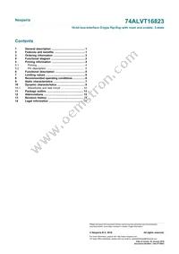 74ALVT16823DL Datasheet Page 18