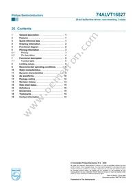 74ALVT16827DGG Datasheet Page 17