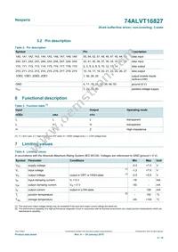 74ALVT16827DL Datasheet Page 4