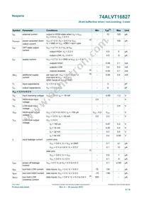 74ALVT16827DL Datasheet Page 6