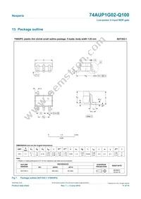 74AUP1G02GW-Q100H Datasheet Page 11