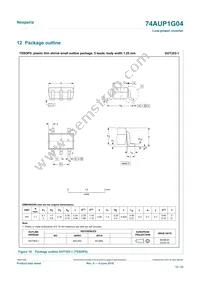 74AUP1G04GS Datasheet Page 12