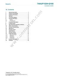 74AUP1G04GV-Q100H Datasheet Page 16