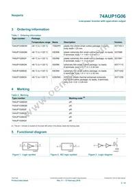 74AUP1G06GN Datasheet Page 2