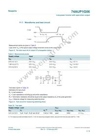 74AUP1G06GN Datasheet Page 9