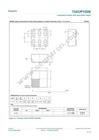 74AUP1G06GN Datasheet Page 12