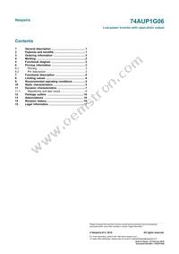 74AUP1G06GN Datasheet Page 19