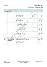 74AUP1G07GS Datasheet Page 8
