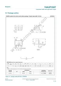 74AUP1G07GS Datasheet Page 12