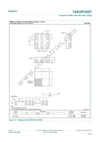 74AUP1G07GS Datasheet Page 16