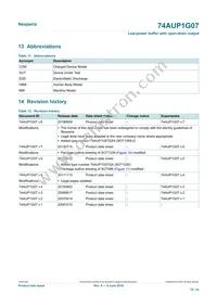 74AUP1G07GS Datasheet Page 19