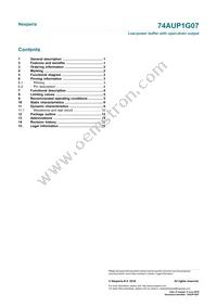 74AUP1G07GS Datasheet Page 22