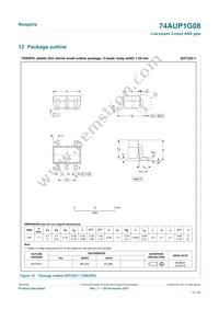 74AUP1G08GX Datasheet Page 12