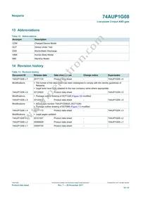 74AUP1G08GX Datasheet Page 18