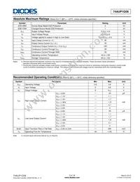 74AUP1G08SE-7 Datasheet Page 3