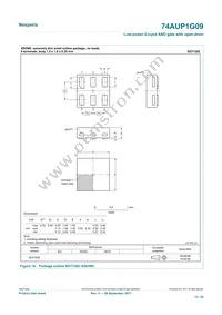 74AUP1G09GS Datasheet Page 15