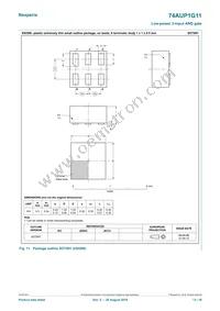 74AUP1G11GF Datasheet Page 13