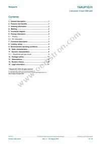 74AUP1G11GF Datasheet Page 18