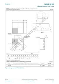 74AUP1G125GF Datasheet Page 18