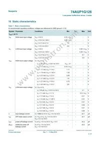 74AUP1G126GN Datasheet Page 5