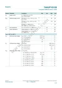 74AUP1G126GN Datasheet Page 6