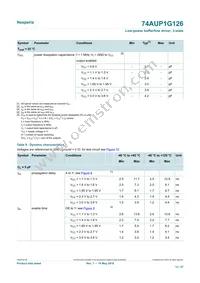 74AUP1G126GN Datasheet Page 12