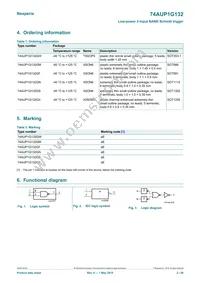 74AUP1G132GS Datasheet Page 2