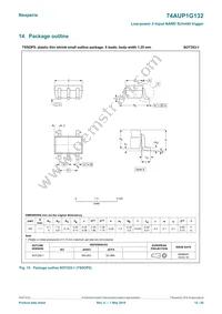 74AUP1G132GS Datasheet Page 12