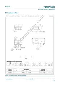 74AUP1G14GN Datasheet Page 18