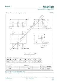 74AUP1G14GN Datasheet Page 19