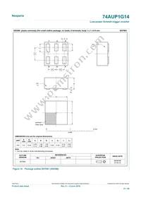 74AUP1G14GN Datasheet Page 21