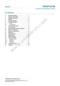 74AUP1G158GF Datasheet Page 19