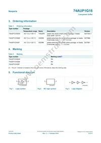 74AUP1G16GFH Datasheet Page 2