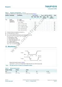 74AUP1G16GFH Datasheet Page 9