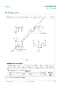 74AUP1G16GFH Datasheet Page 11